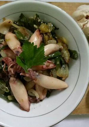 Foto resep Cumi asin cabe ijo