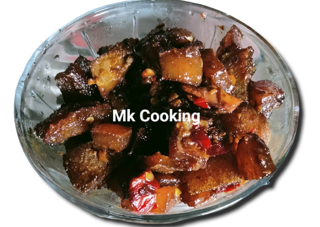 Oseng² kulit sapi (cecek)