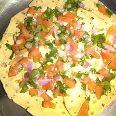 A picture of Rosted panner papad.