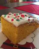 Queque de zanahoria con frosting De Philadelphia