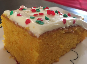 Una foto de Queque de zanahoria con frosting De Philadelphia