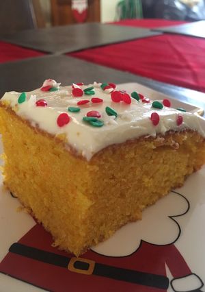 Una foto de Queque de zanahoria con frosting De Philadelphia