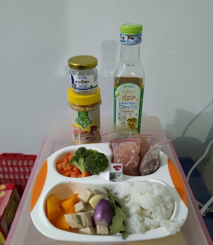 Foto resep Mpasi 7bulan++ anti GTM 2 Prohe : Daging Sapi Giling & Ayam