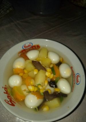 Foto resep Sop puyuh jagung