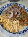 Stuffed Lamb Shoulder with Ground Lamb and Cheese
