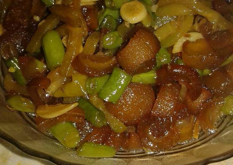 Resep Oseng kikil buncis labu siam, Bikin Ngiler