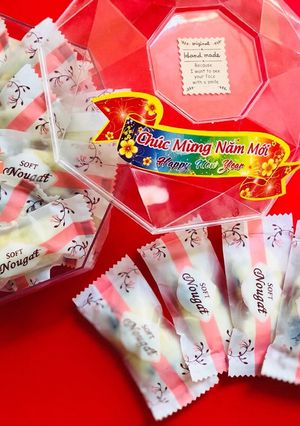 Hình của món Kẹo sữa hạt Nougat.
