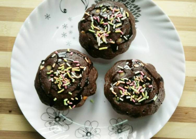 Eggless cupcake without oven
