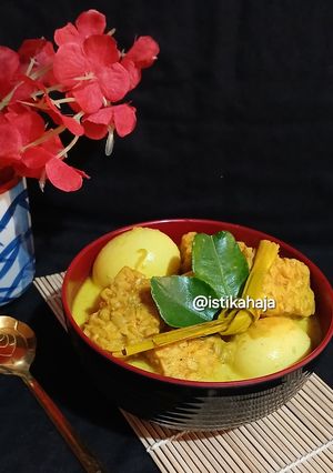 Foto resep 808. Opor Telur Tempe