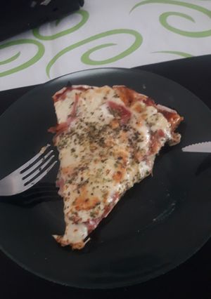 Una foto de Pizza sin gluten