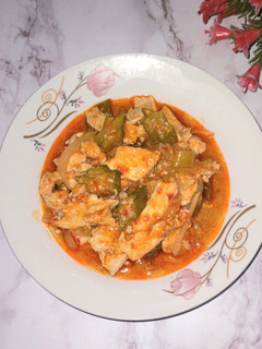 Foto resep Ayam Okra Saos Padang