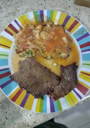 Una foto de Ejotes con Salsa de Tomate