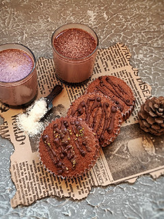 عکسی از دستور شیر نارگیل شکلاتی 🌻