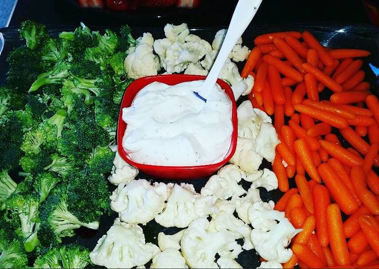 Recipe of Ultimate St. Patty's Irish Flag Veggie Platter