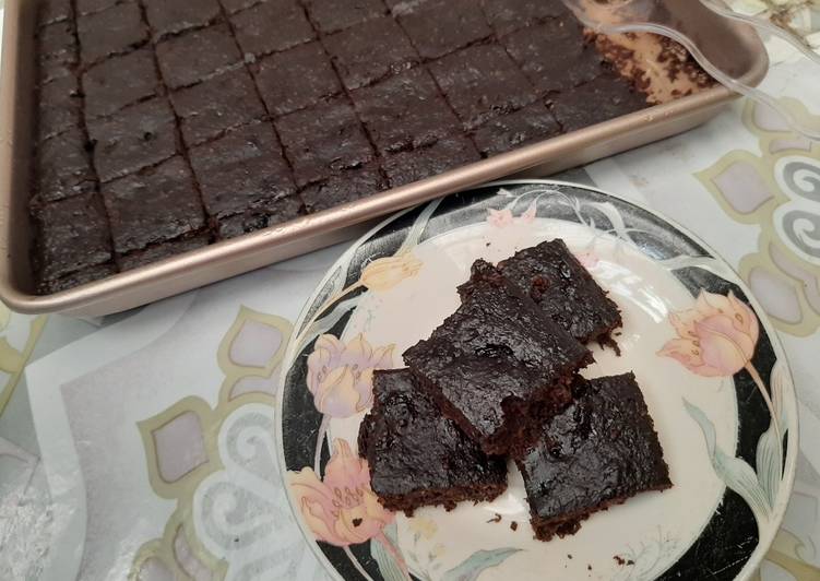 Cara Memasak Cepat Banana Oat Brownies Ala Rumahan