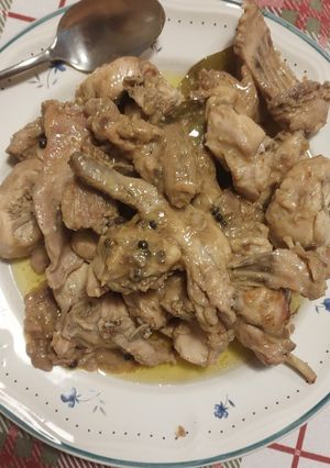 Una foto de Conejo en escabeche
