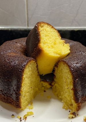 Una foto de Torta de naranja 🍊 en essen