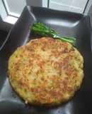 Chả cá hồi rau củ cho bé