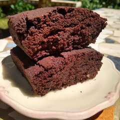 Una foto de Brownies veganos sin tacc