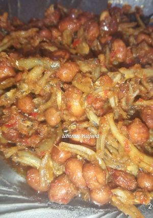 Foto resep Sambalado teri kacang