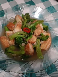 Foto resep Cah brokoli tahu telur