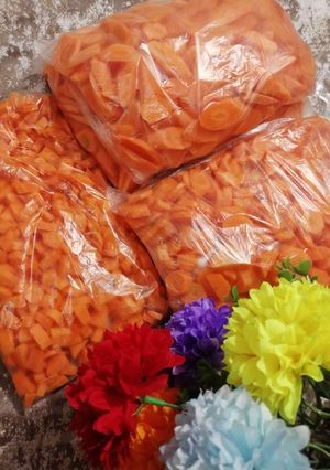 عکسی از دستور هویج خرد شده