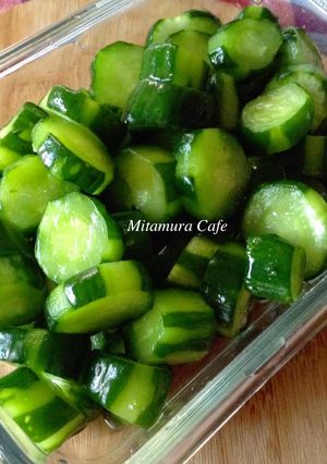 超簡單小黃瓜淺漬 的食譜成品照片