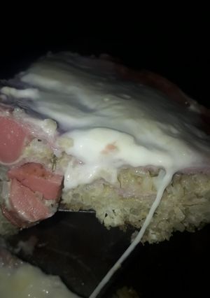 Una foto de Tortilla de arroz rellena