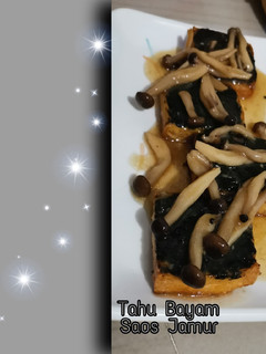 Foto resep Tahu Bayam Saos Jamur