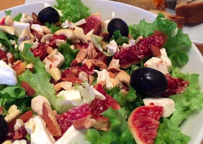 Colorful &amp; Healthy fig salad