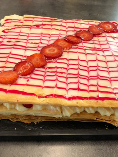 Foto di Millefoglie chantilly e fragole