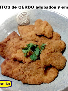 Una foto de Filetitos de Cerdo adobados y empanados