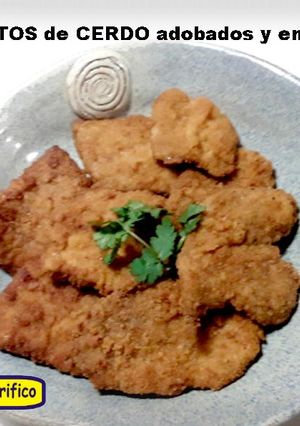 Una foto de Filetitos de Cerdo adobados y empanados