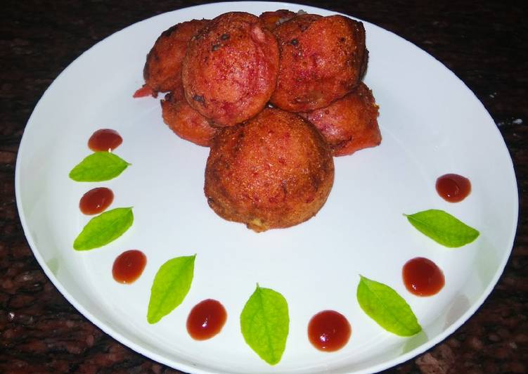 Beetroot stuffed Appe