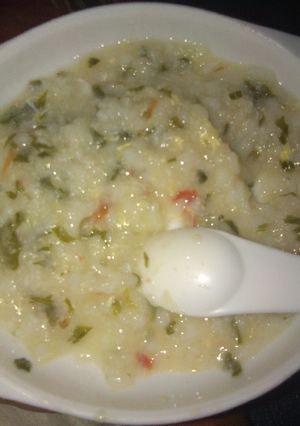 Foto resep Nasi tim sup bayam telur puyuh Mpasi 9 bulan