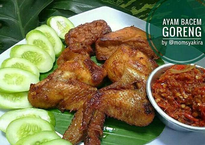 Ayam bacem goreng