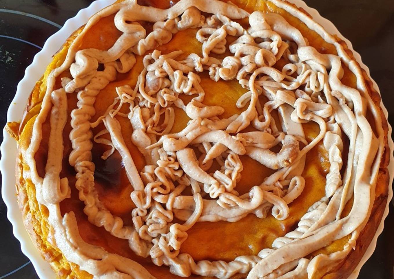 Pumpkin cheesecake