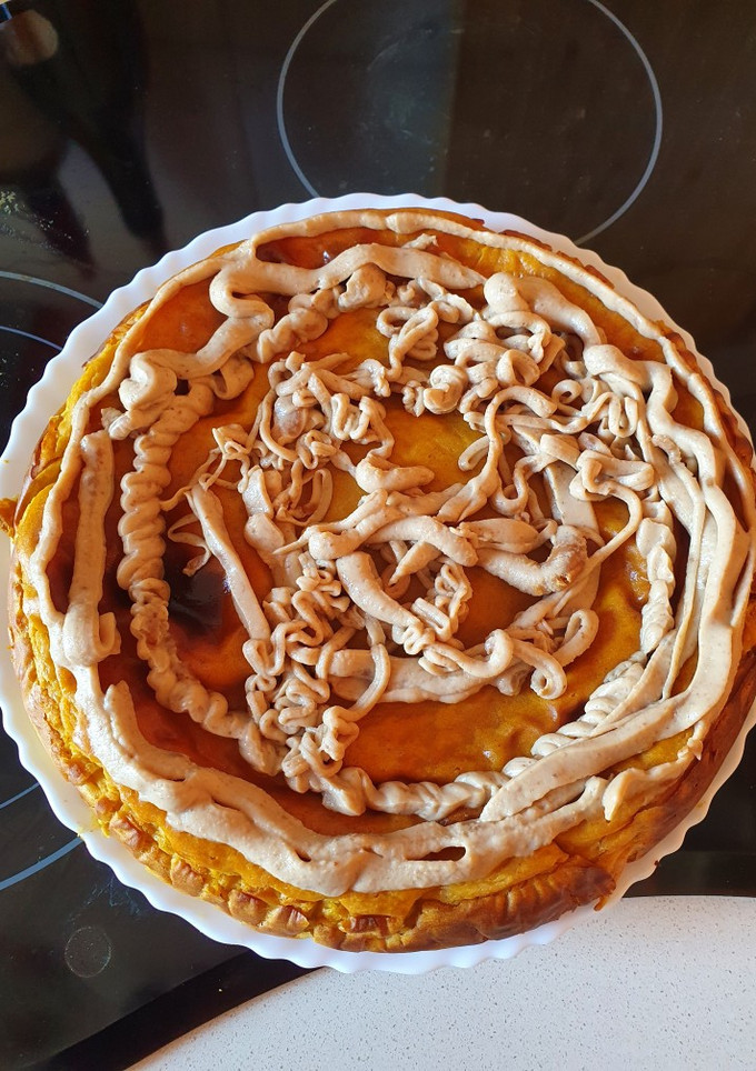 Una foto de Pumpkin cheesecake