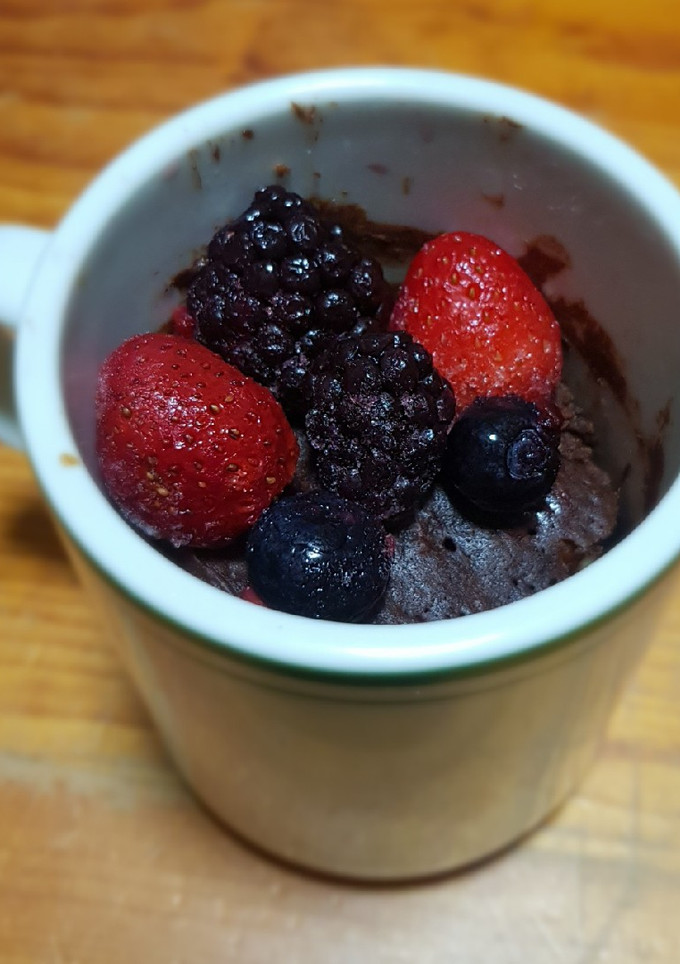 Una foto de Brownie en taza / Mug brownie