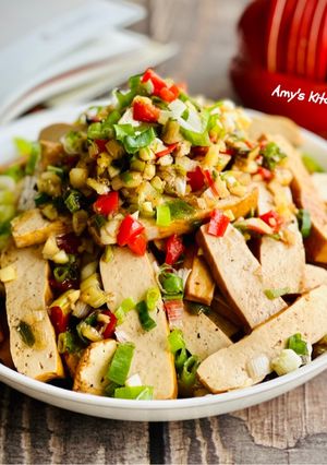 涼拌豆干 的食譜成品照片