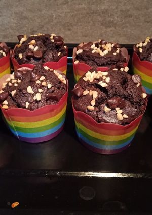 Foto resep Choco custard muffin