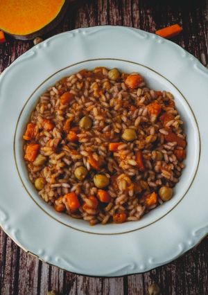 Foto di Risotto alla zucca al profumo di melograno