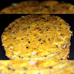Missi roti (desi food) A picture of Missi roti (desi food).