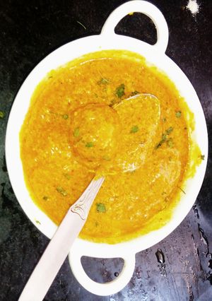 A picture of Gatte ki dahi wali sabzi.