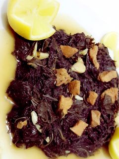 صورة لوصفة ملوخية بالدجاج