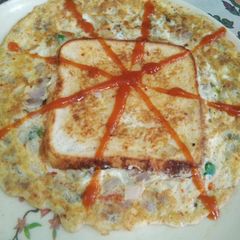 A picture of Bread omelette.