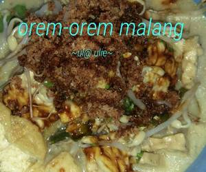 Resep mudah Lontong OREM-OREM malang Yummy Mantul