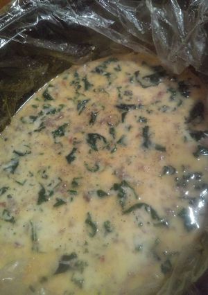 A picture of Olive Garden's Zuppa Toscana.