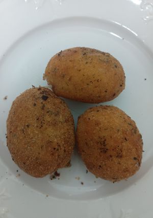 Una foto de Croquetas de Papa, Jamón y Muzzarella