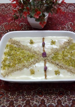 عکسی از دستور دسر راحت وآسون